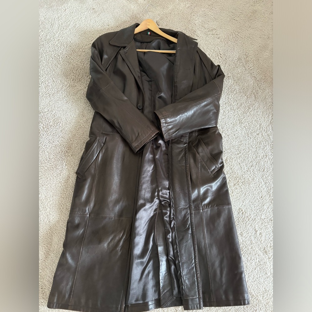 Knowles and Carter men’s leather coat
